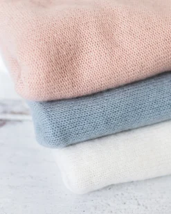 100% Cashmere Baby Blanket in Rose