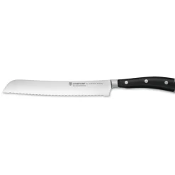 8" Classic Ikon Bread Knife in Black