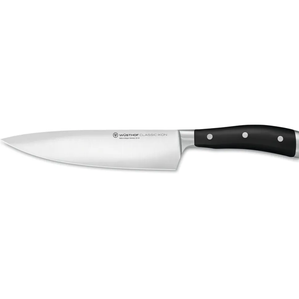 8" Classic Ikon Chef's Knife in Black