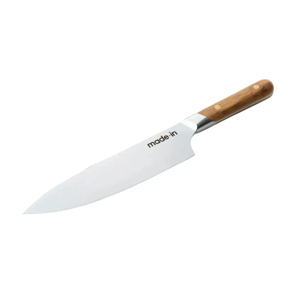 8 Inch Chef Knife in Olive Wood