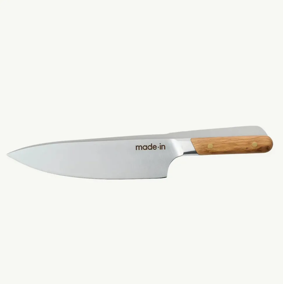 8 Inch Chef Knife in Olive Wood