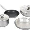 6 Piece Stainless Steel Pan Set