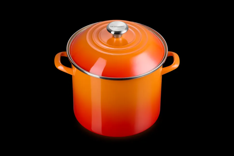 10 qt.Stockpot in Flame