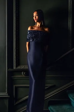 Ada Gown in Poseidon Night Sky