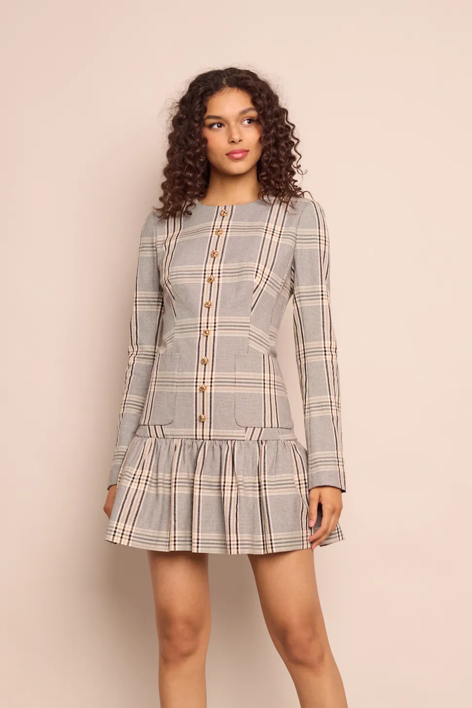 Adams Dress in Raymond Plaid