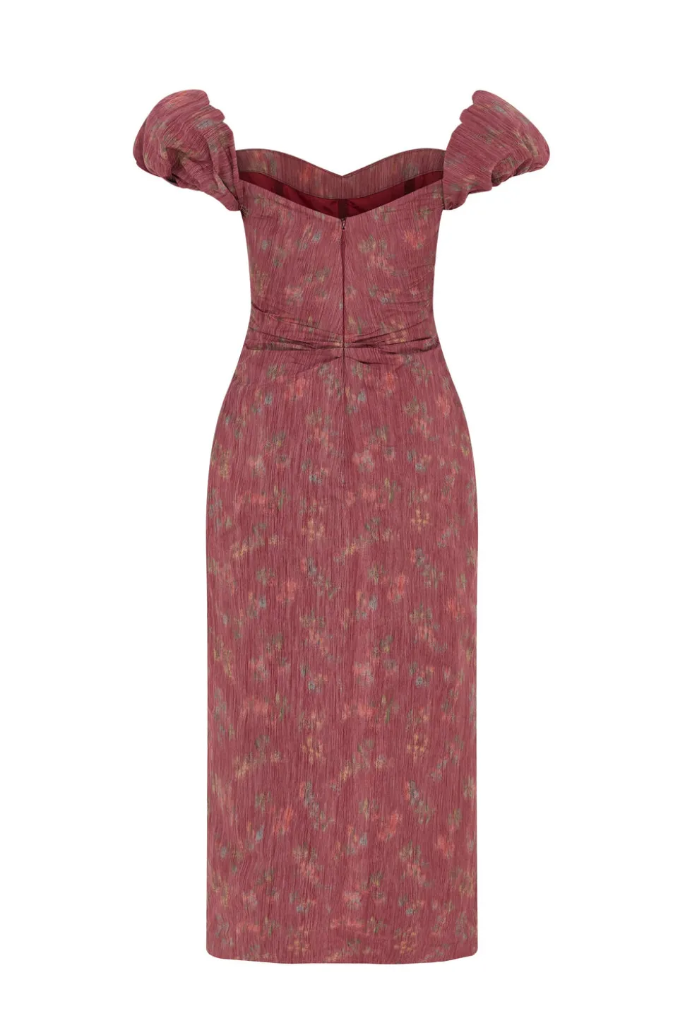 Adelaide Floral Ikat Column Midi Dress