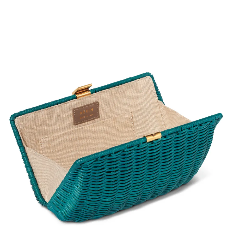 Adelina Wicker Clutch