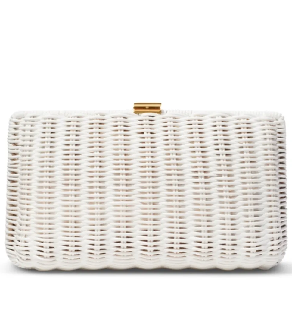 Adelina Wicker Clutch