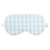 Adult Light Blue Gingham Eye Mask
