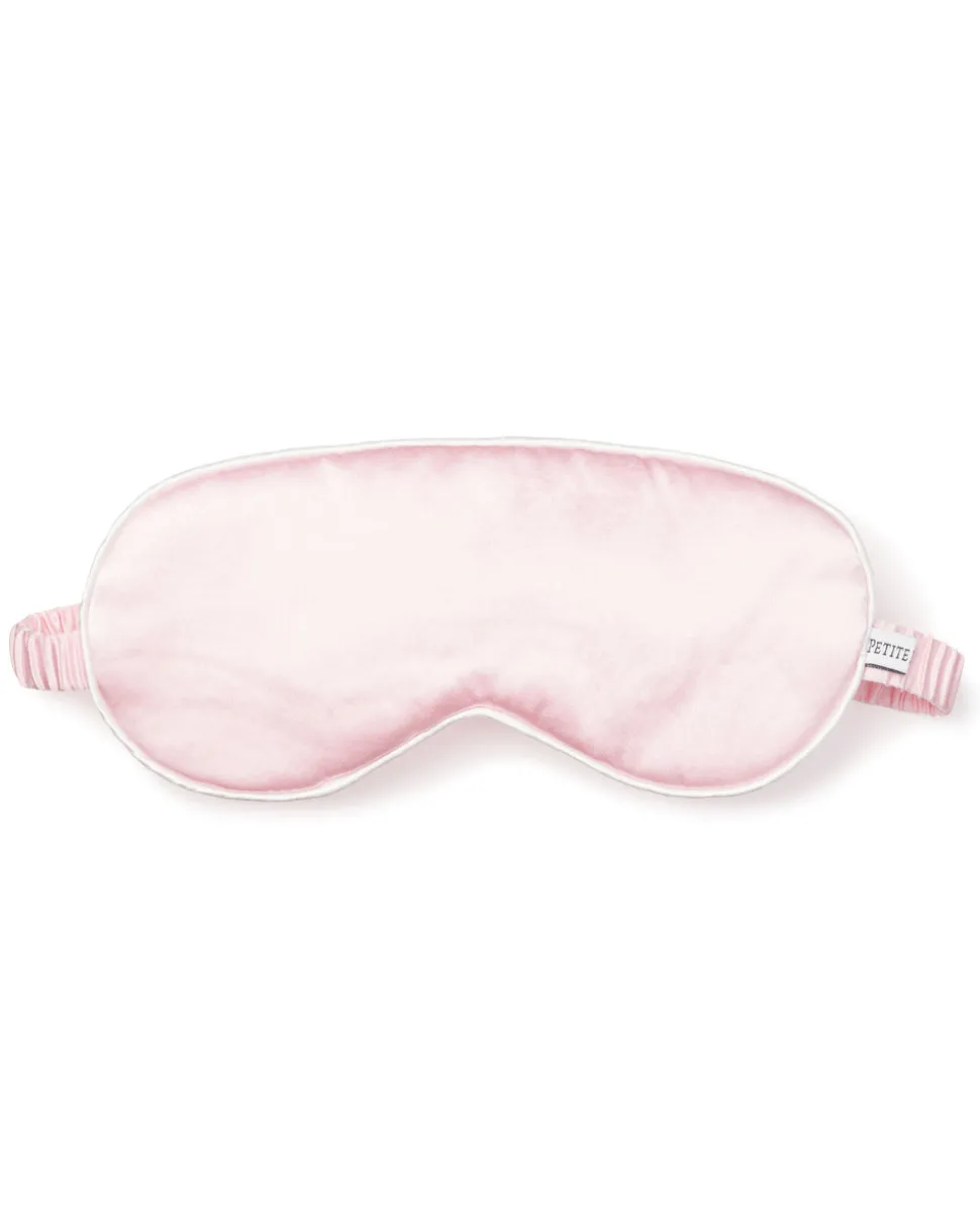 Adult Pink Silk Eye Mask