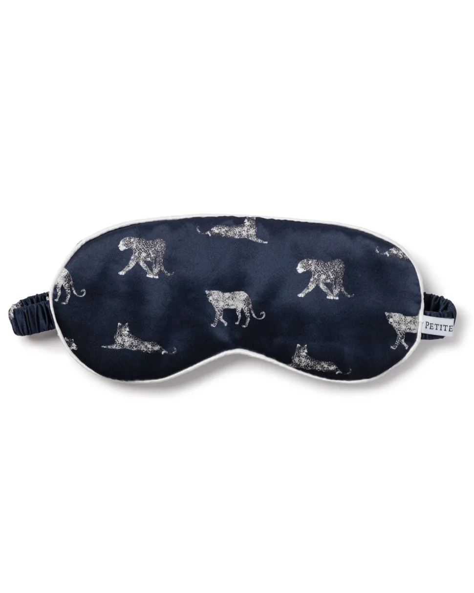 Adult’s Silk Sleep Mask in Panthère de Nuit