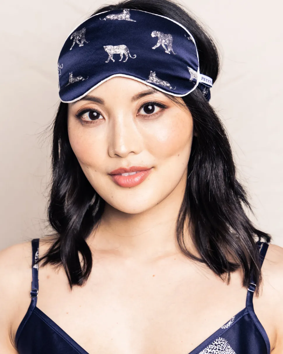Adult’s Silk Sleep Mask in Panthère de Nuit
