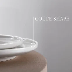 Afina Salad Plate in White