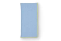 Air Blue Napkin with Lime Trim, Set of 4