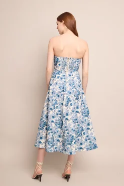 Aisha Dress in Berries Egret