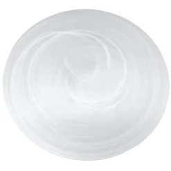 Alabaster White Charger Plate, Set of 4