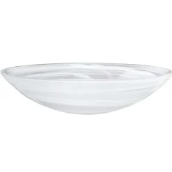 Alabaster White Serving Bowl