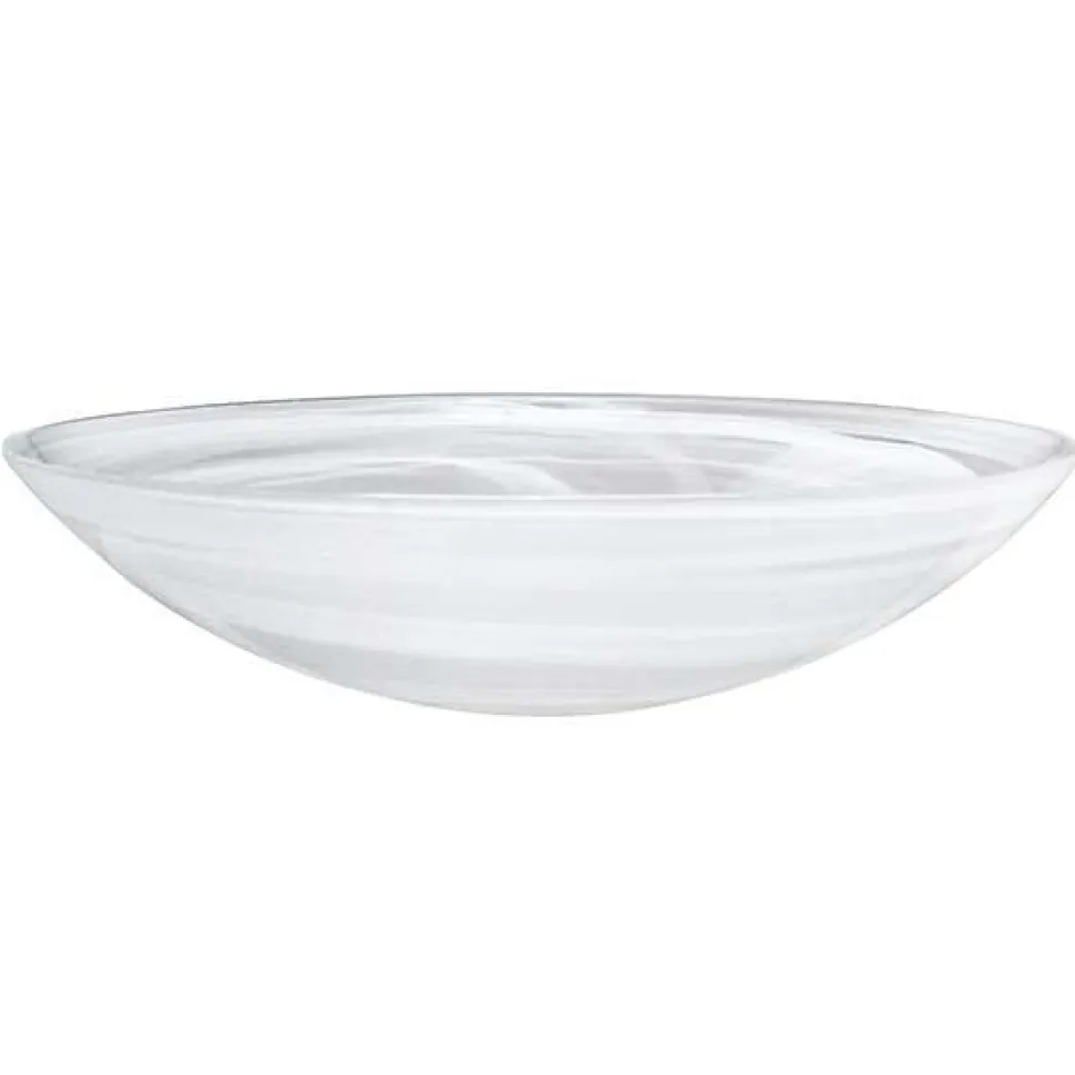 Alabaster White Serving Bowl