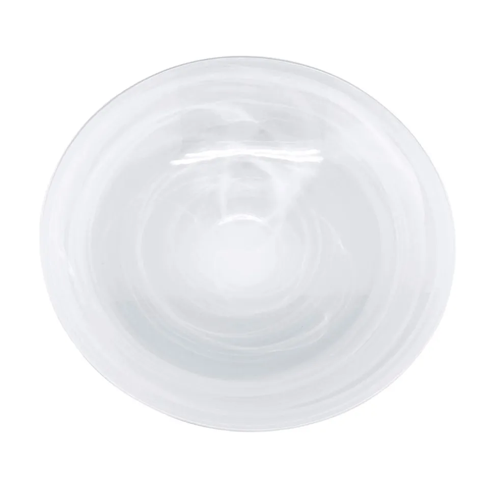 Alabaster White Serving Bowl