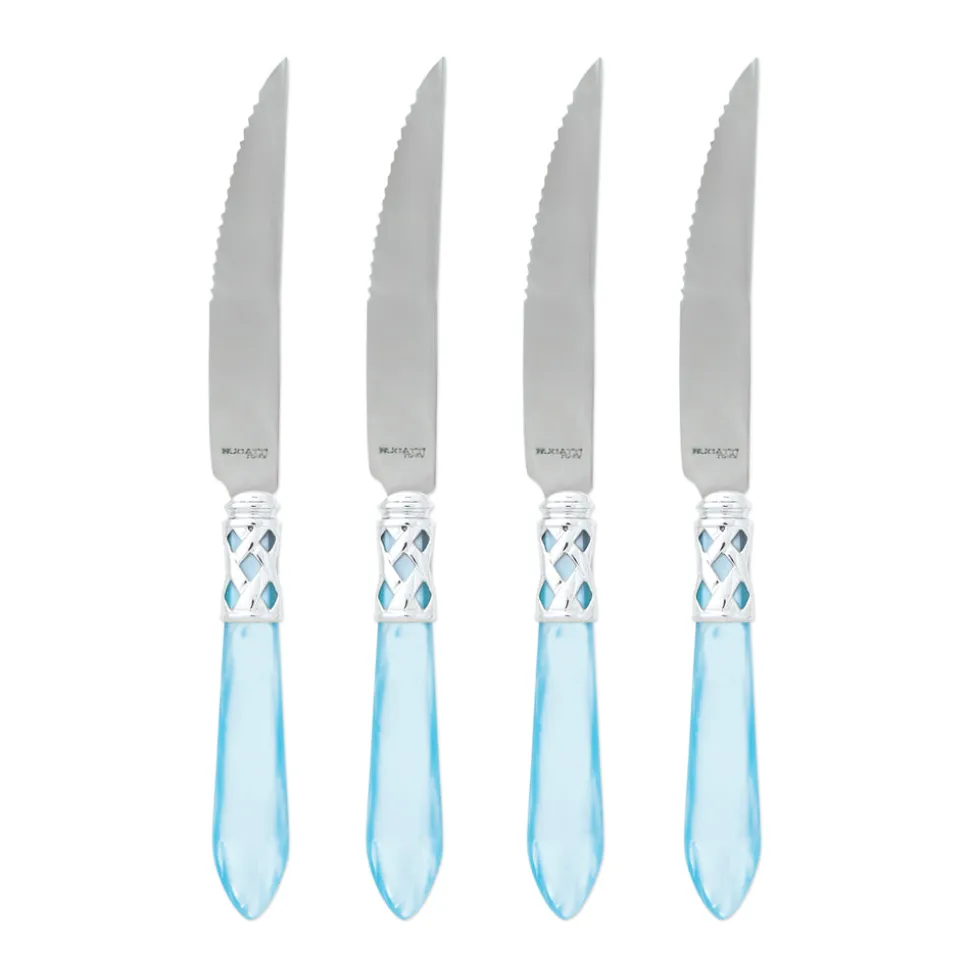 Aladdin Antique White Steak Knives, Set of 4