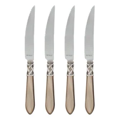 Aladdin Antique White Steak Knives, Set of 4