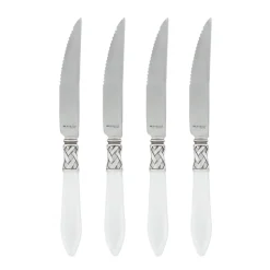 Aladdin Antique White Steak Knives, Set of 4