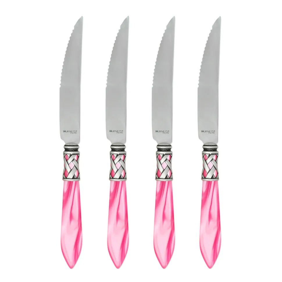 Aladdin Antique White Steak Knives, Set of 4