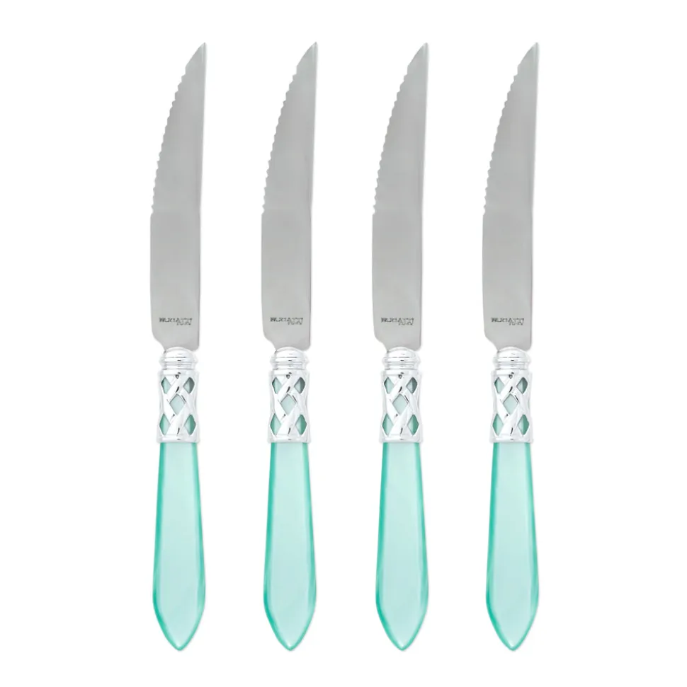 Aladdin Antique White Steak Knives, Set of 4