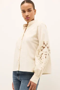 Alden Top in Alabaster