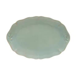 Alentejo Collection Oval Platter in Turquoise