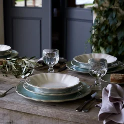 Alentejo Collection Pasta Plates in White, Set of 6