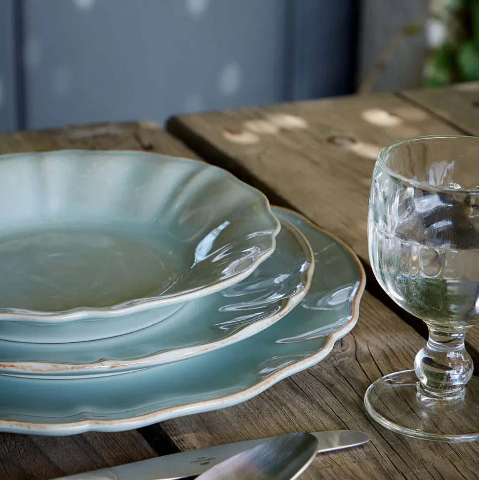 Alentejo Collection Pasta Plates in Turquoise, Set of 6