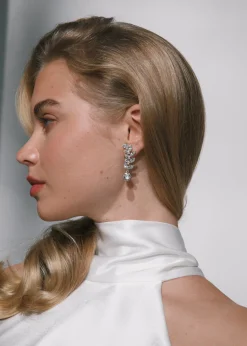 Alessa Earrings in Crystal