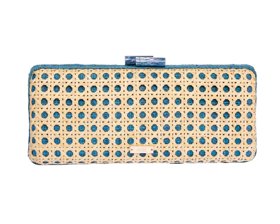 Alessandra Clutch in Blue