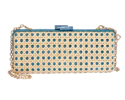 Alessandra Clutch in Blue