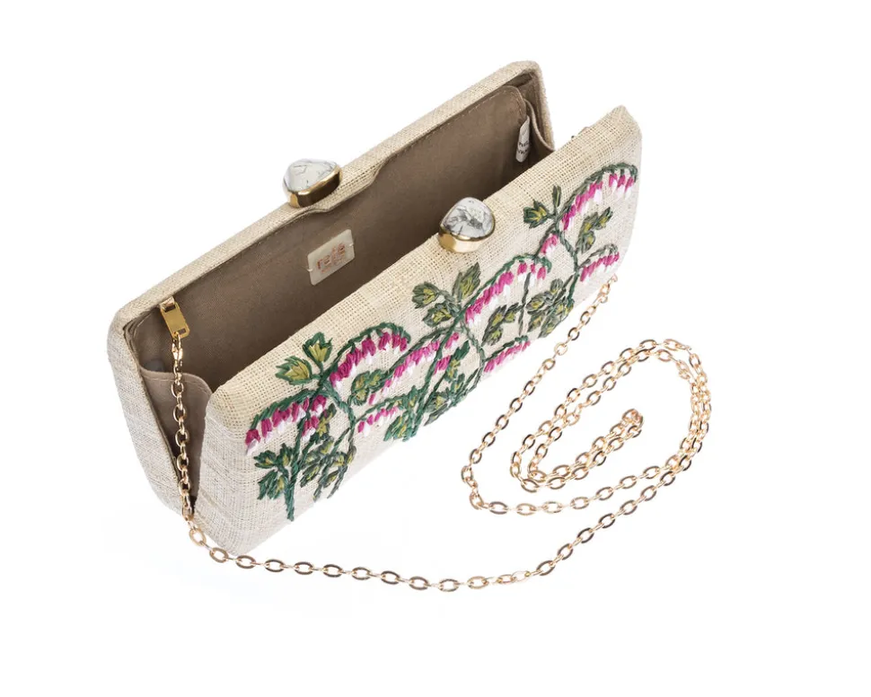 Alessandra Clutch in Fuchsia