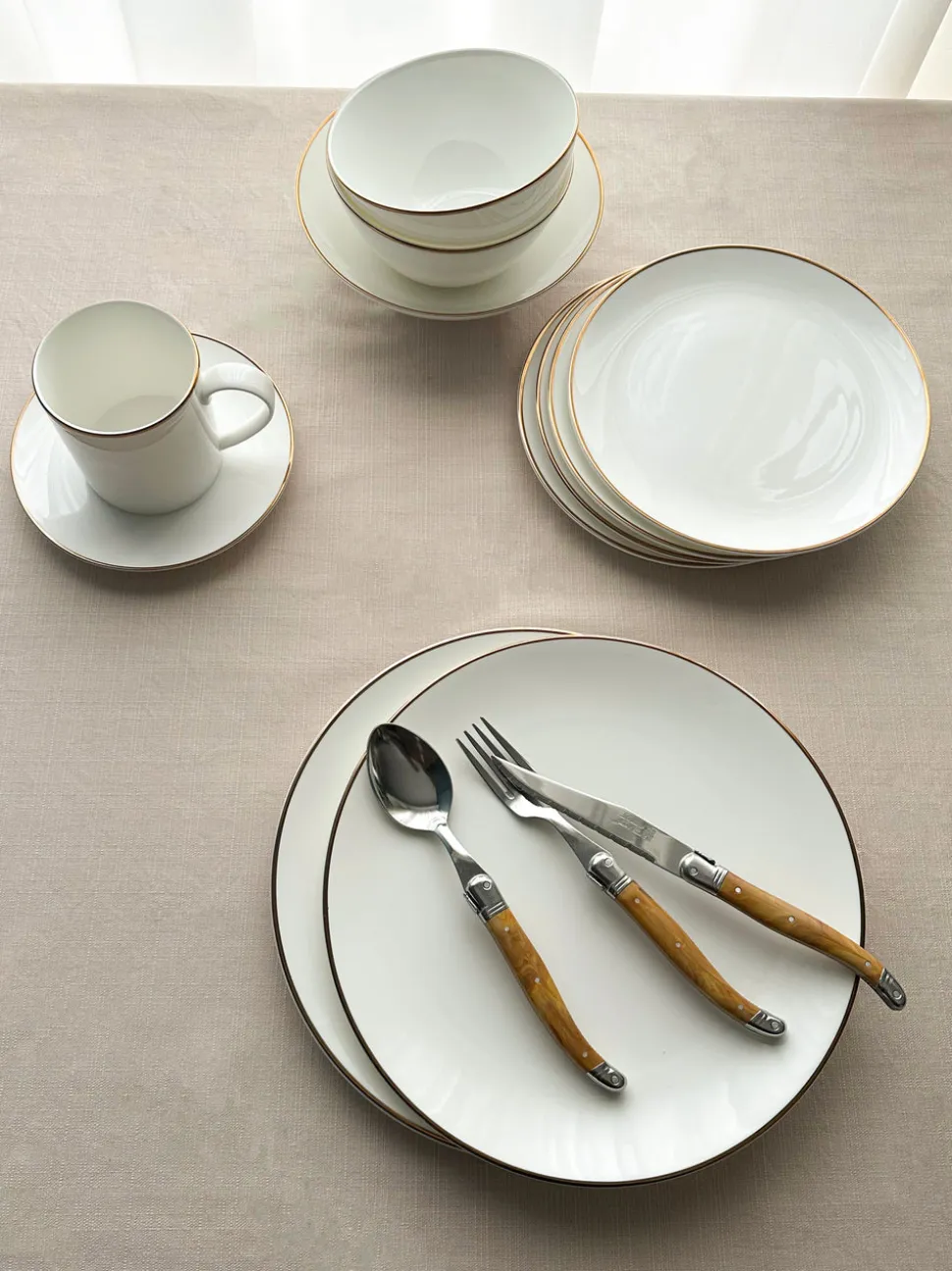 Alex Gold Set of 2, 6-1/2" Bread/Canape Plates