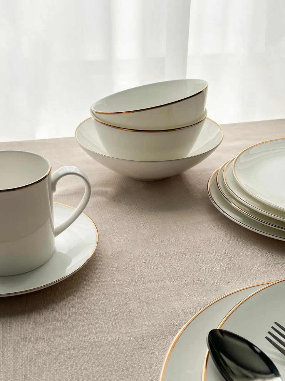 Alex Gold Set of 2, 6" Cereal Bowl
