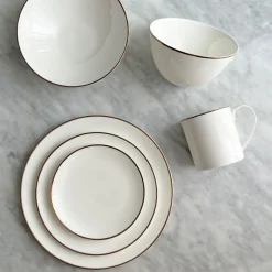 Alex Gold Set of 2, 8" Salad / Dessert Plate