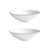 Alex Gold Set of 2, 8" Soup / Pasta Bowl