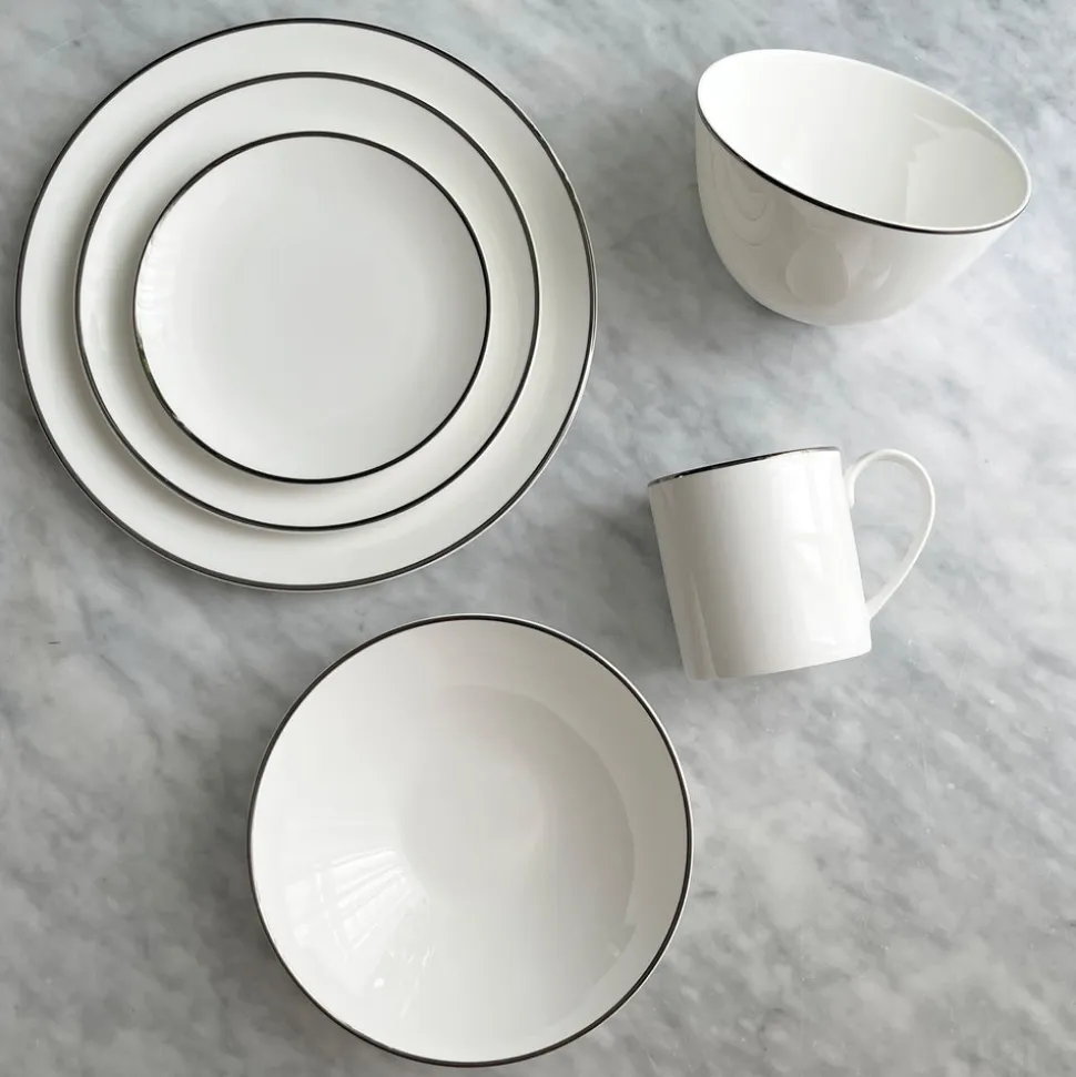 Alex Platinum Set of 2, 6" Cereal Bowl