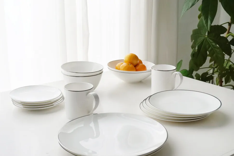 Alex Platinum Set of 2, 6" Cereal Bowl