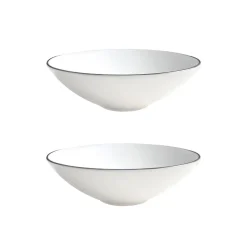 Alex Platinum Set of 2, 8" Soup / Pasta Bowl