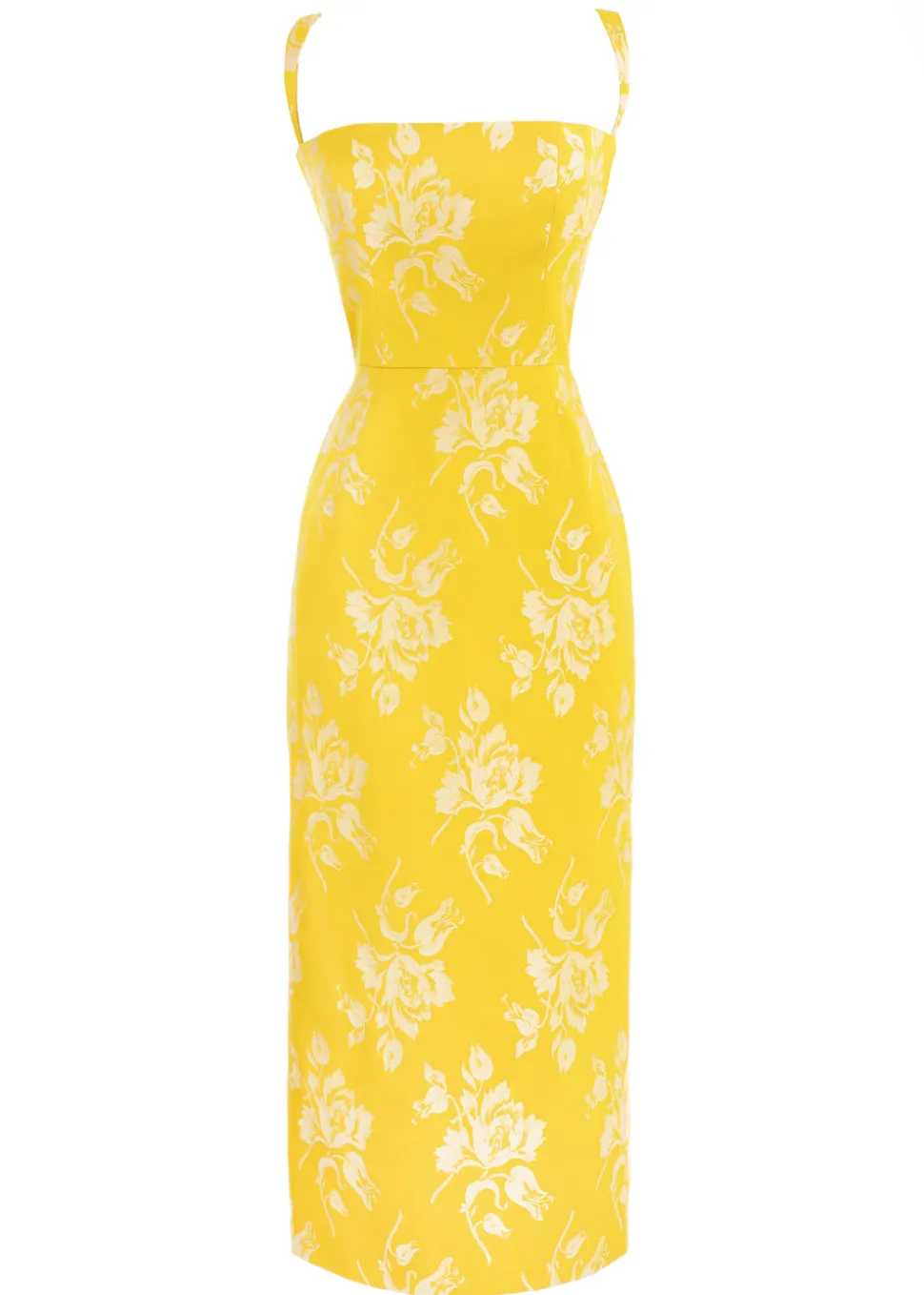 Alexandra Dress in Yellow Floral