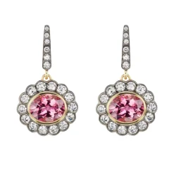 Alexandra Earrings Pink Tourmaline