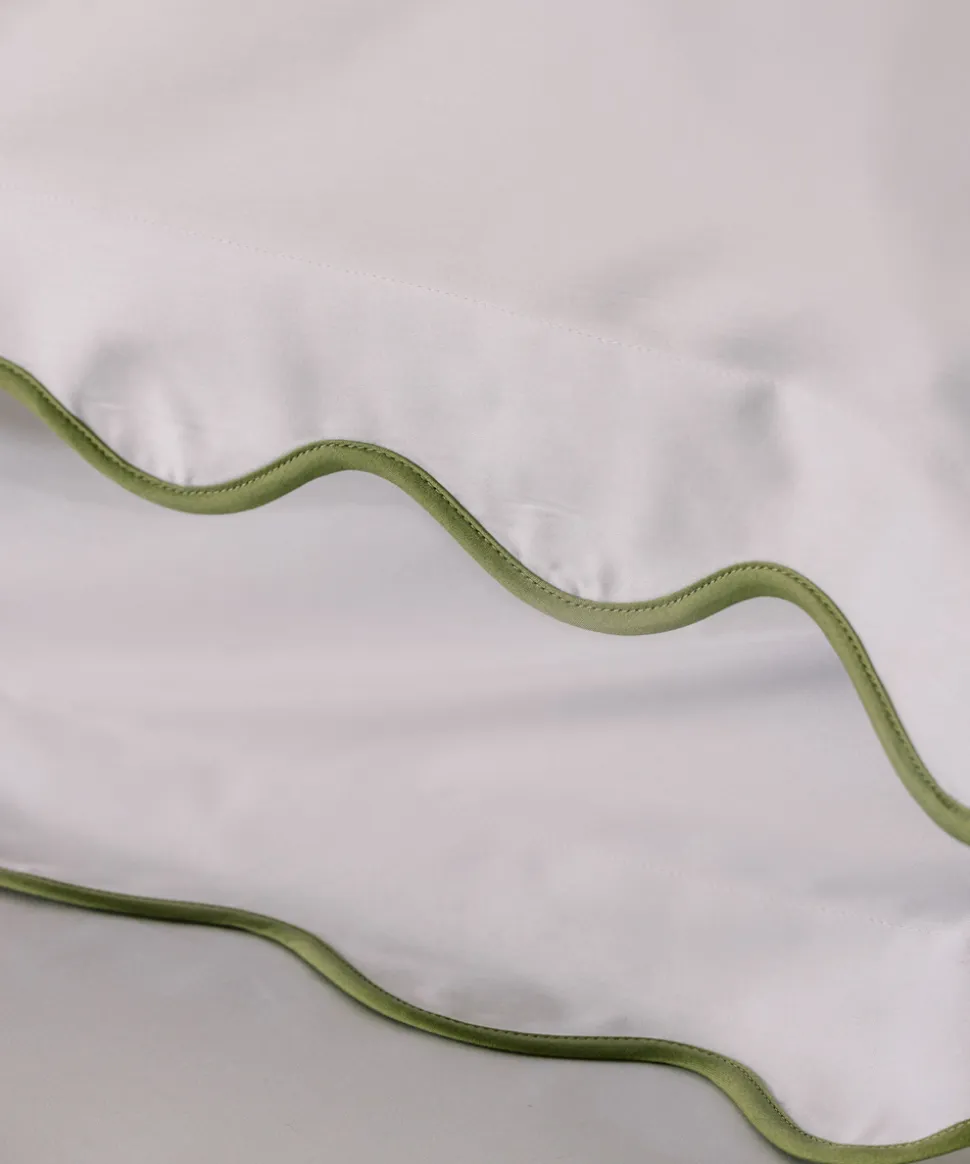 Alexandra Wavy Scalloped Bed Linen
