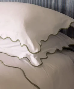 Alexandra Wavy Scalloped Bed Linen