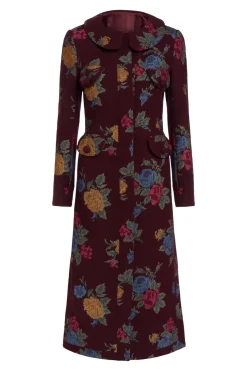 Alice Cross Stitch Floral Coat