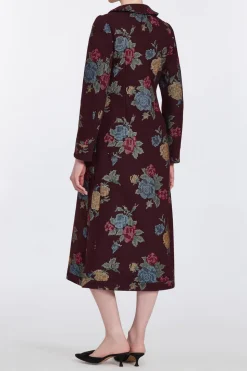 Alice Cross Stitch Floral Coat