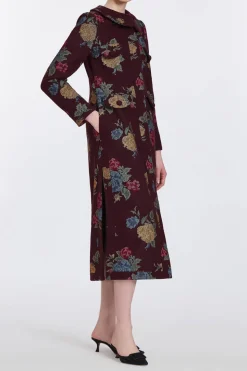 Alice Cross Stitch Floral Coat